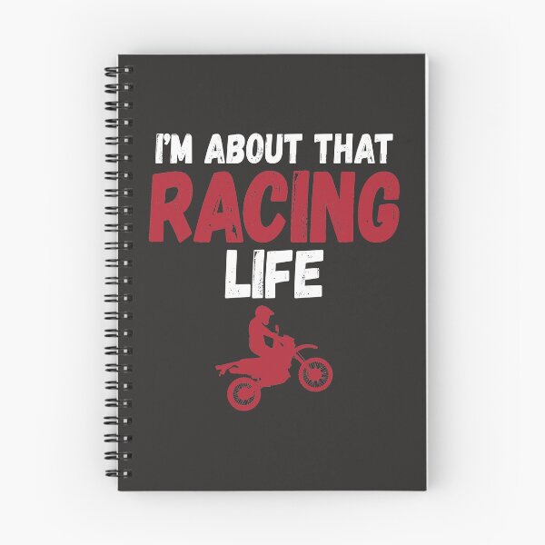 Item preview, Im About That Racing Life Motocross Dirt Bike Riding Rider designed and sold by shoutoutshirtco.