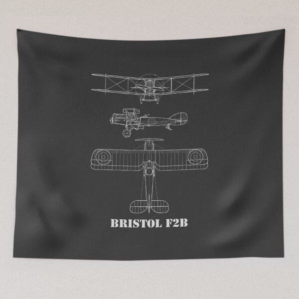 Item preview, Bristol F2B British Biplane Blueprint Cut Away designed and sold by BERGULATOR.