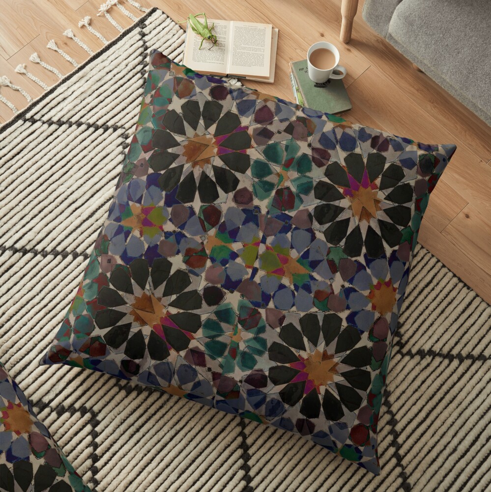 Alhambra Dreams Floor Pillow