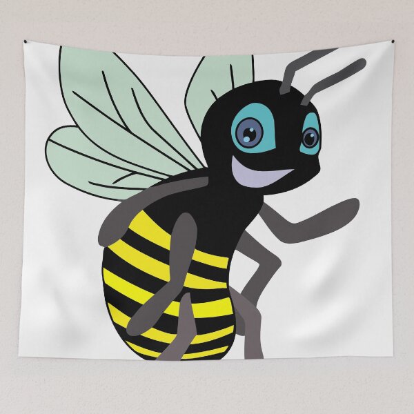 Item preview, Happy busy little bee designed and sold by queensoft.