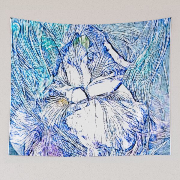 Item preview, The Iris In Abstract Art designed and sold by DDGolden.
