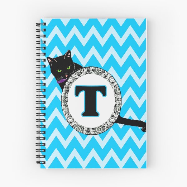 Item preview, T  Cat Chevron Monogram designed and sold by Paintings by gretzky.