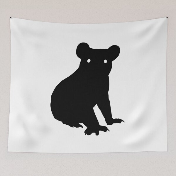 Item preview, Koala bear Black Silhouette Pet Animal Cool Style designed and sold by gin3art.