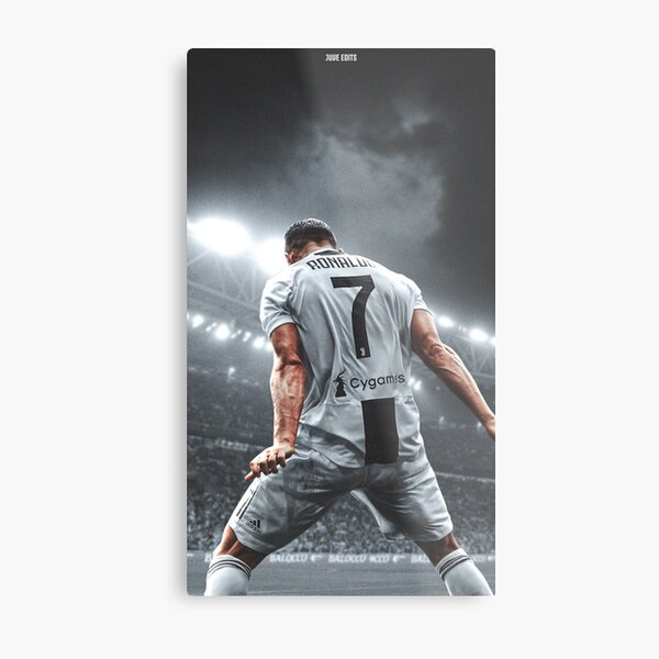 Cristiano Ronaldo Fantastischer Spieler Metallbild