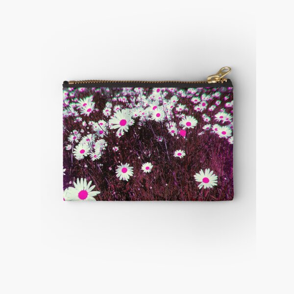 Item preview, Psychedelic Trippy Blue and Pink Daisies designed and sold by msangiemoon.