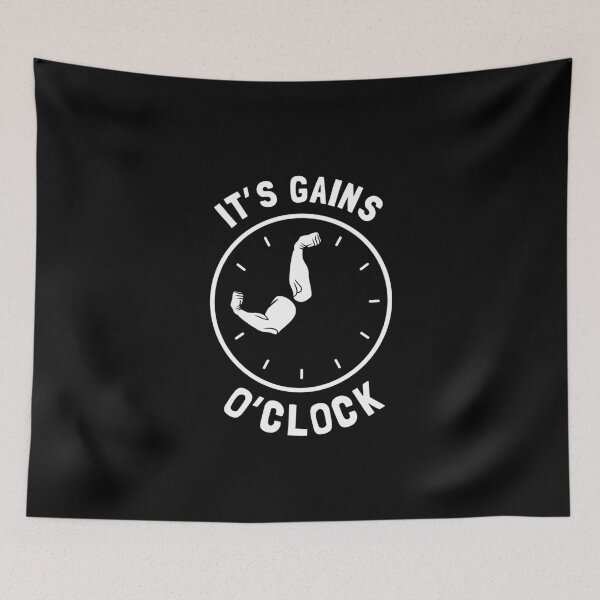 Item preview, It's Gains O'Clock designed and sold by Yipptee Shirts.
