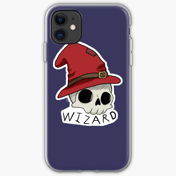 Wizard Skull D&D Class iPhone Soft Case