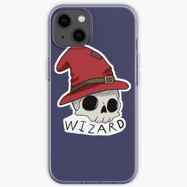 Wizard Skull D&D Class iPhone Soft Case