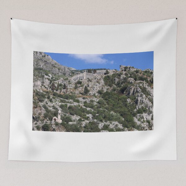 Item preview, Saint John fortress at the top of the mountain Kotor Montenegro  designed and sold by goceris.