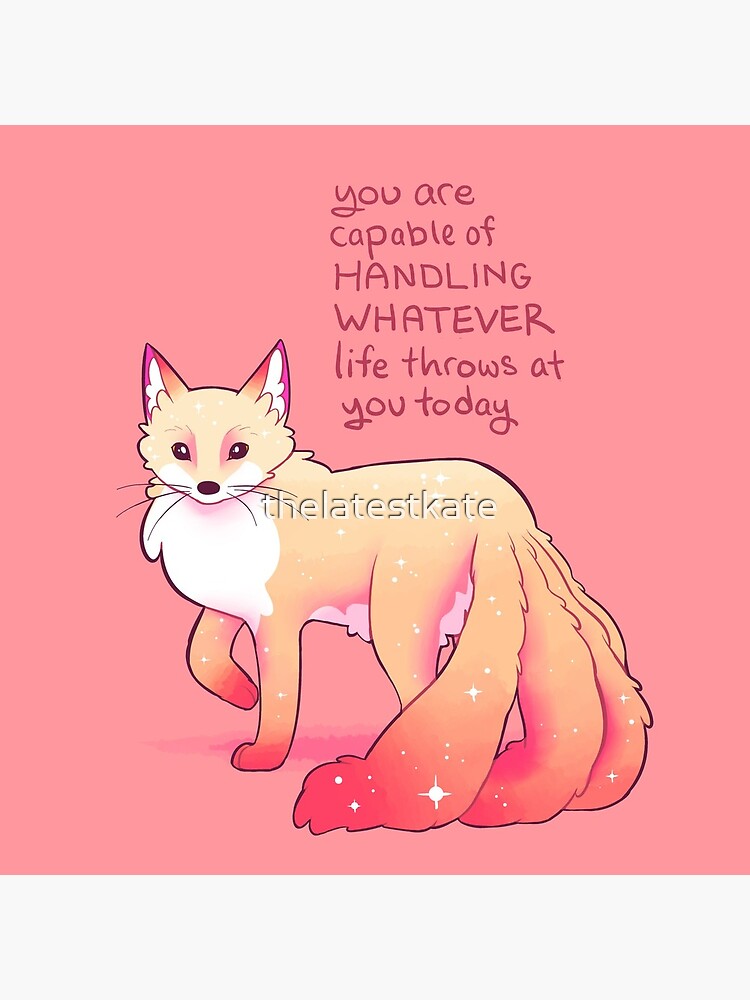"You are capable of handling whatever" Kitsune Fox by thelatestkate