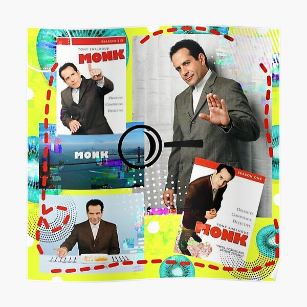 Monk Detective Adrian Monk TV homage Poster