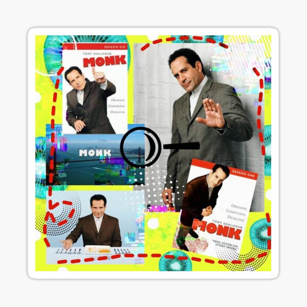 Adrian Monk Stickers | Redbubble