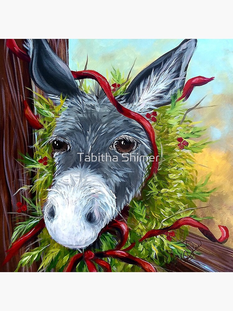 Christmas Donkey by Thepoorpainter