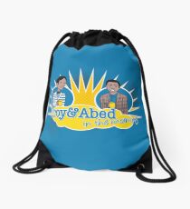 Troy and Abed in the Morning Drawstring Bag