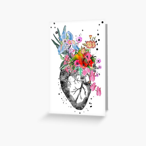 Anatomical heart - Art is Heart Stationery Cards by AdaLovesTheRain