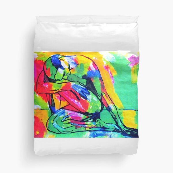 "Solitary man" Duvet Cover
