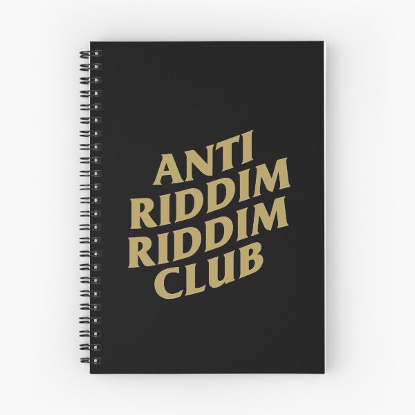 Artikelvorschau, Anti Riddim Riddim Club Gold-Logo entworfen und verkauft von Too Sweet.