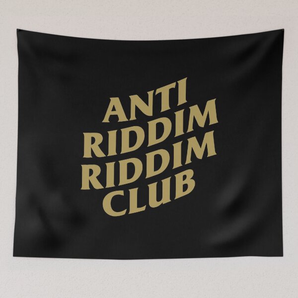 Item preview, Anti Riddim Riddim Club Gold Logo designed and sold by Too Sweet.