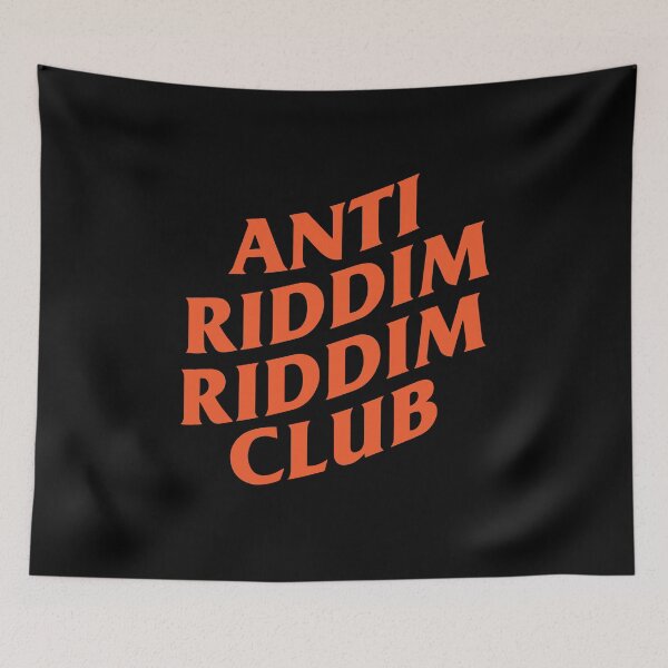 Item preview, Anti Riddim Riddim Club Orange Logo designed and sold by Too Sweet.