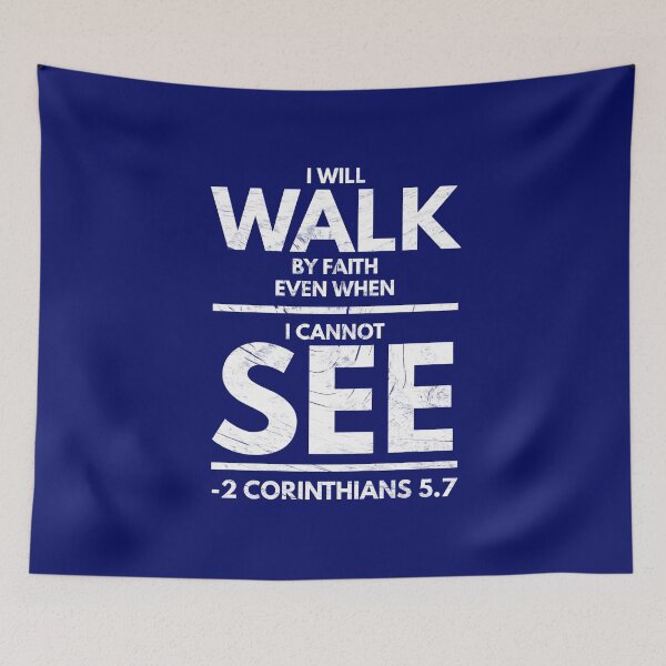 Item preview, Walk By Faith -  Bible Verse - Cool Tee designed and sold by Espied.