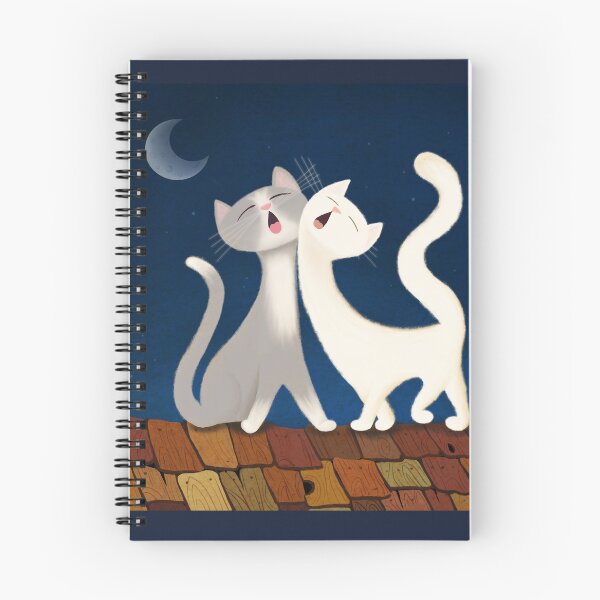 Item preview, Moonlight Kitty Cat Serenade  designed and sold by BunnyThePainter.