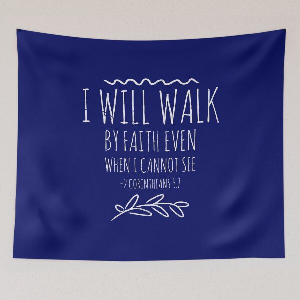 Item preview, Walk By Faith -2- Bible Verse - Cool Tee designed and sold by Espied.