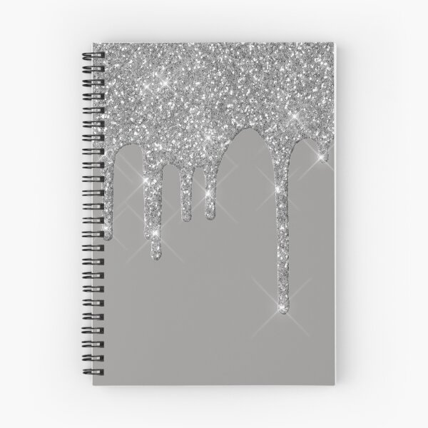 Item preview, Silver Glam Glitter Sparkle Drips designed and sold by ColorFlowArt.