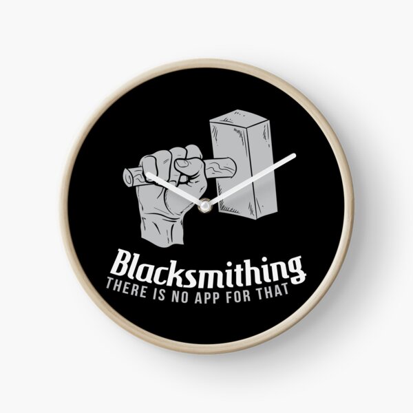 No App Clocks Redbubble - blacksmith badge roblox