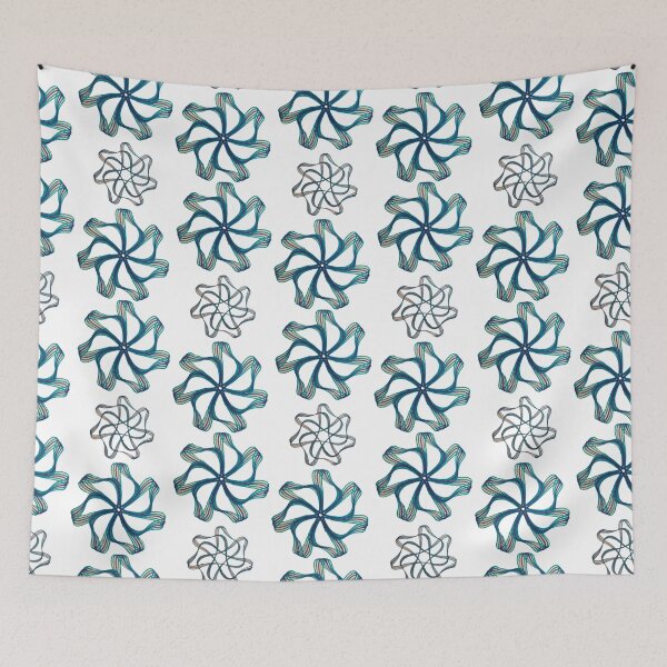 Item preview, Spirograph Pinwheel Checkerboard Pattern designed and sold by TravellingAlle.