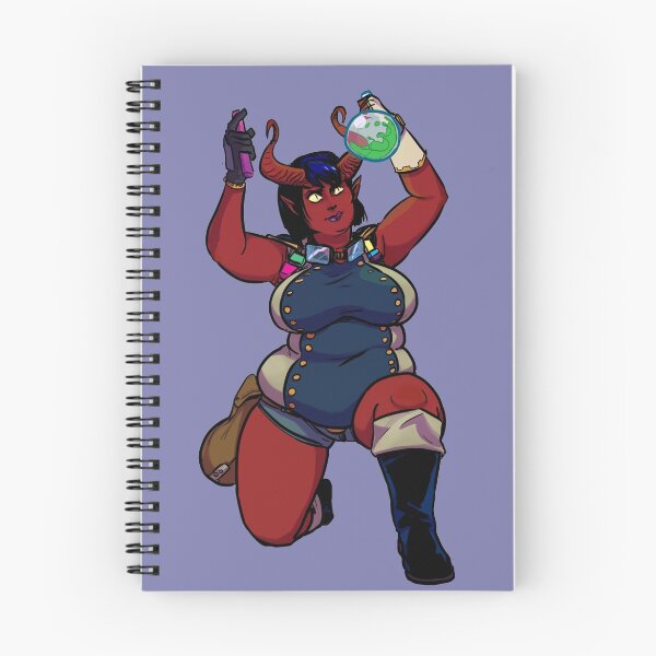 Item preview, Ample Adventurer - Tiefling Alchemist designed and sold by kawaiidebu.