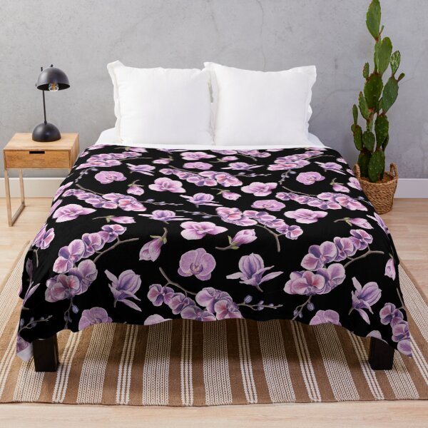 Item preview, Pink Purple Floral Pattern designed and sold by blue-jay-art.