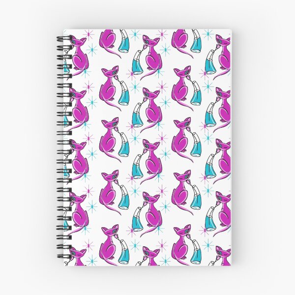 Item preview, Cat and Posey; Psychedelic pop design designed and sold by Alma Lee.