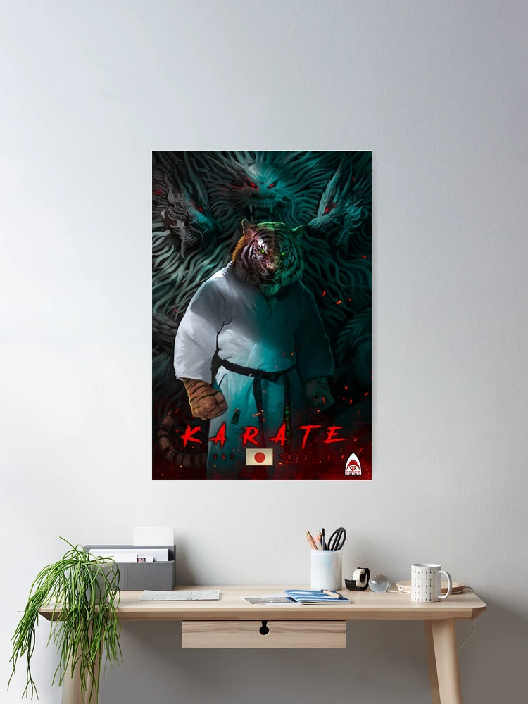 Karate Tiger Poster for Sale by groundshark