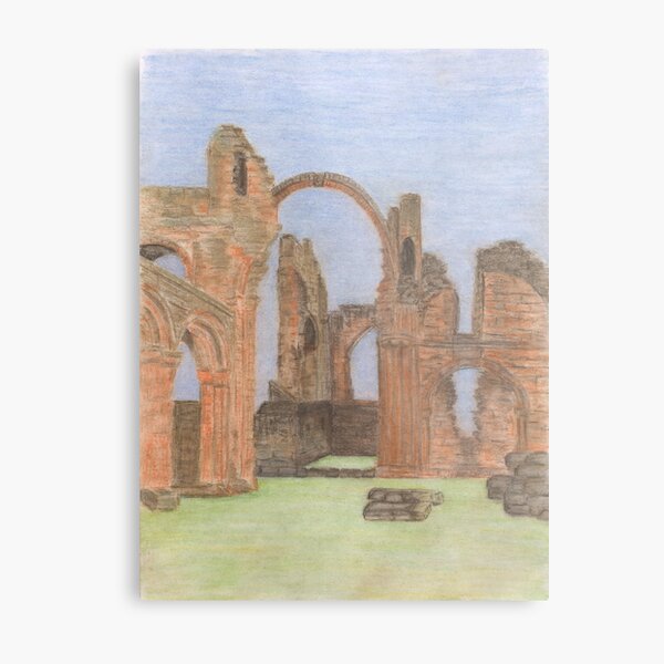 Lindisfarne Priory Metal Print