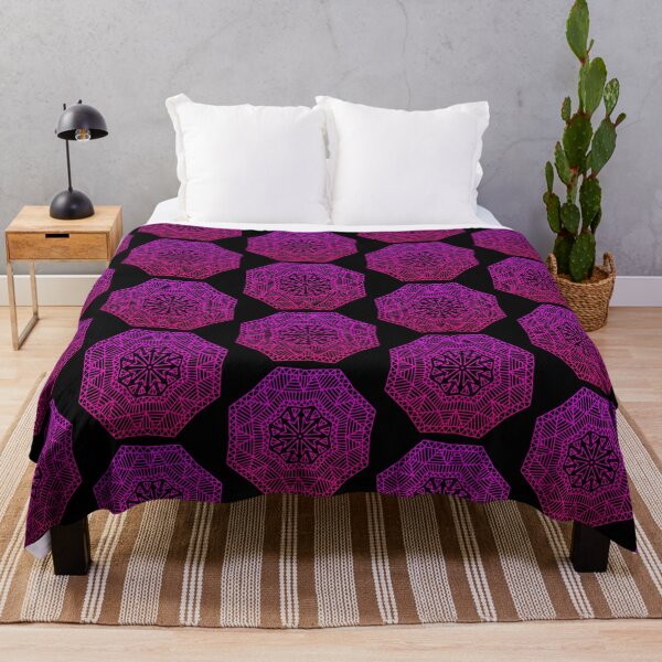 Item preview, Pink Purple Magic Gradient Mandala designed and sold by blue-jay-art.