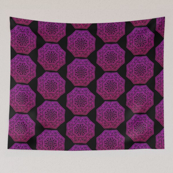 Item preview, Pink Purple Magic Gradient Mandala designed and sold by blue-jay-art.