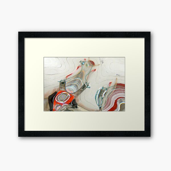 Shopping Cart Framed Art Print
