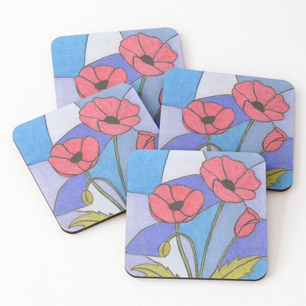 Item preview, Red Poppies 12 designed and sold by Jan Palmer.