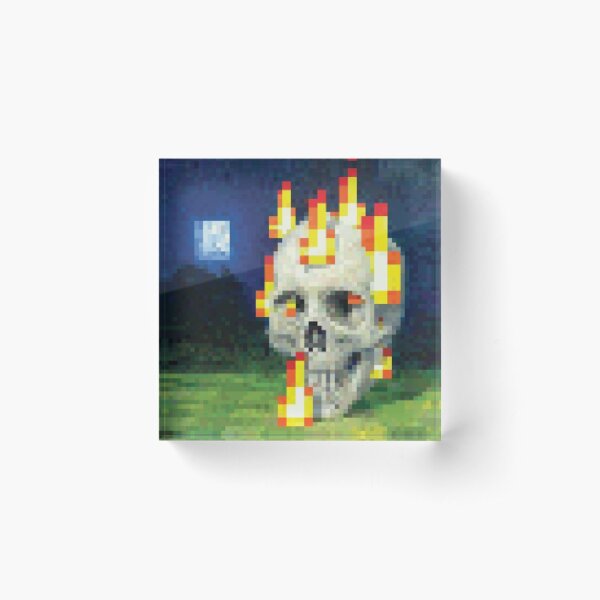 Pintura de minecraft Bloque acrílico