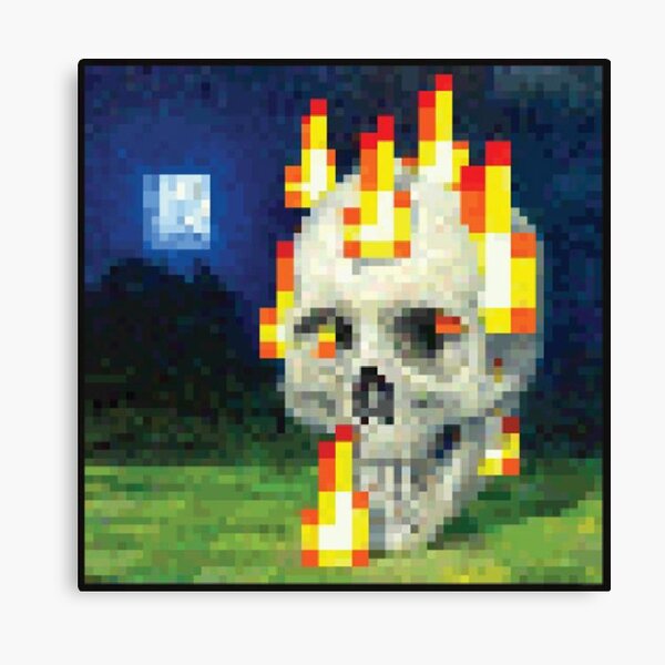 Minecraft-Malerei Leinwanddruck