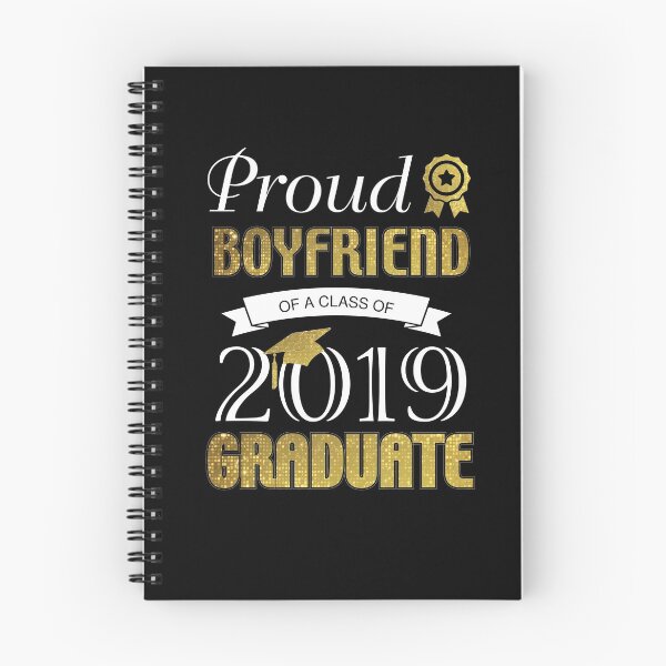 Item preview, Proud boyfriend of a 2019 graduate 2019 grad School grad College Graduation Proud boy designed and sold by The Warehouse by Amr.
