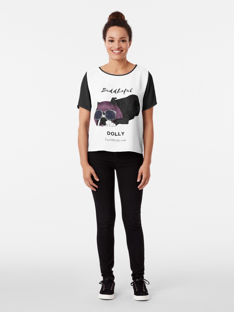 Alternate view of Buddhaful Dolly Chiffon Top
