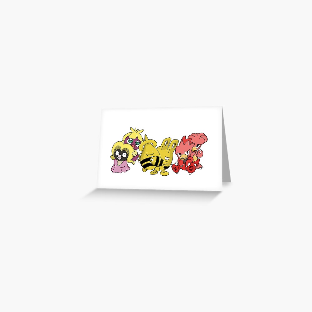 Carte De Vœux Pokemon Bebe Par Martinskylar Redbubble