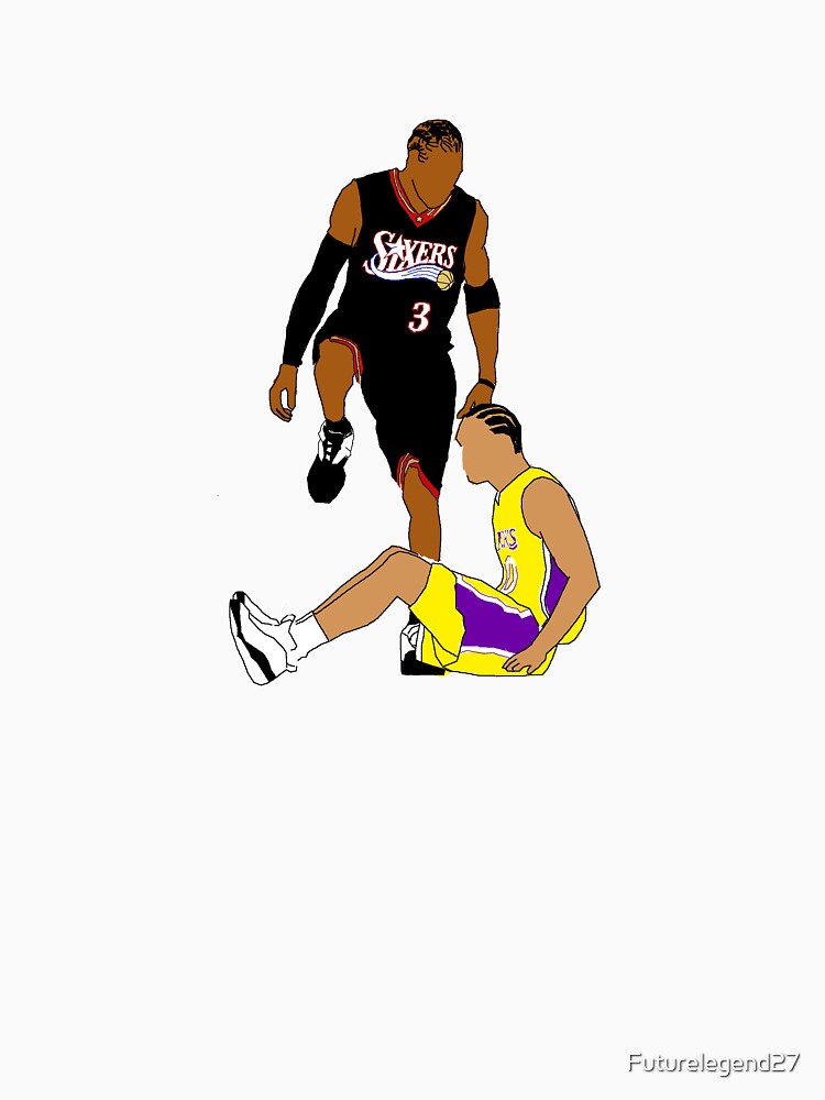 Allen iverson step over Sticker for Sale by Futurelegend27