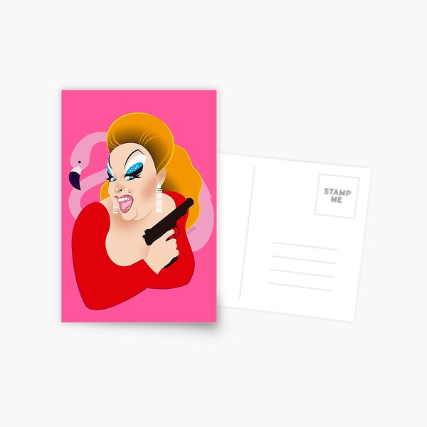 Divinely pink Postcard