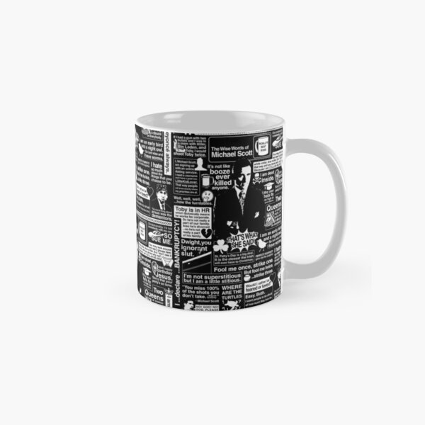 Custom World's Best Coffee Mug with Dunder Mifflin Logo • Onyx