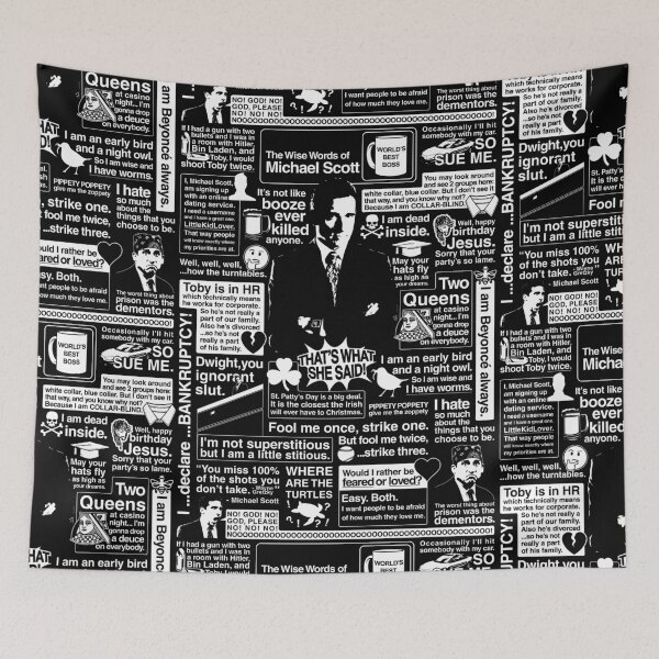 Item preview, The Wise Words of Michael Scott designed and sold by huckblade.