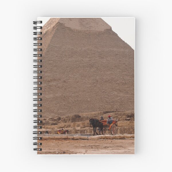 Item preview, Horse-drawn Cart in Front of Egyptian Pyramids designed and sold by FabPosters4Less.