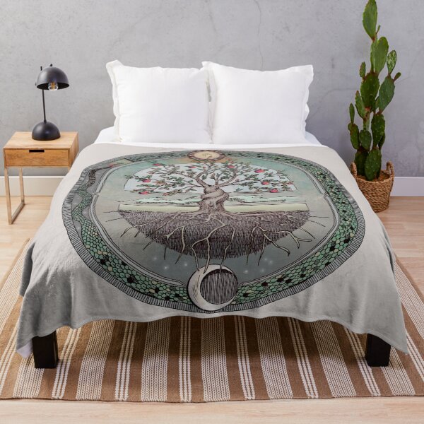Origins Tree of Life Throw Blanket