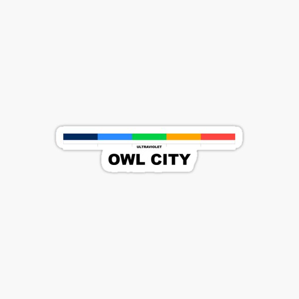 Owl City - Ultraviolet Sticker